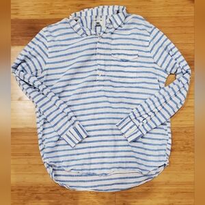 Linen Striped Men's LS